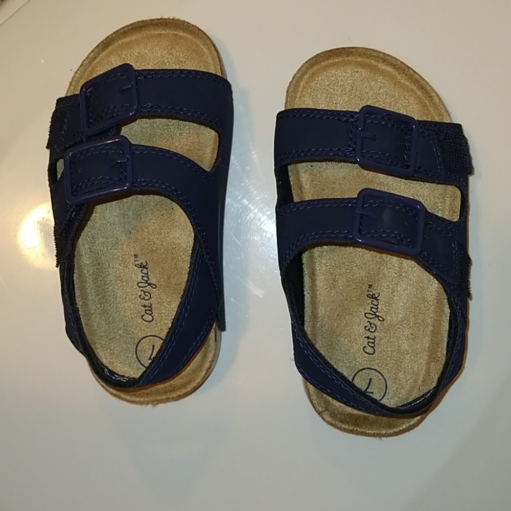 Blue sandals new without tags